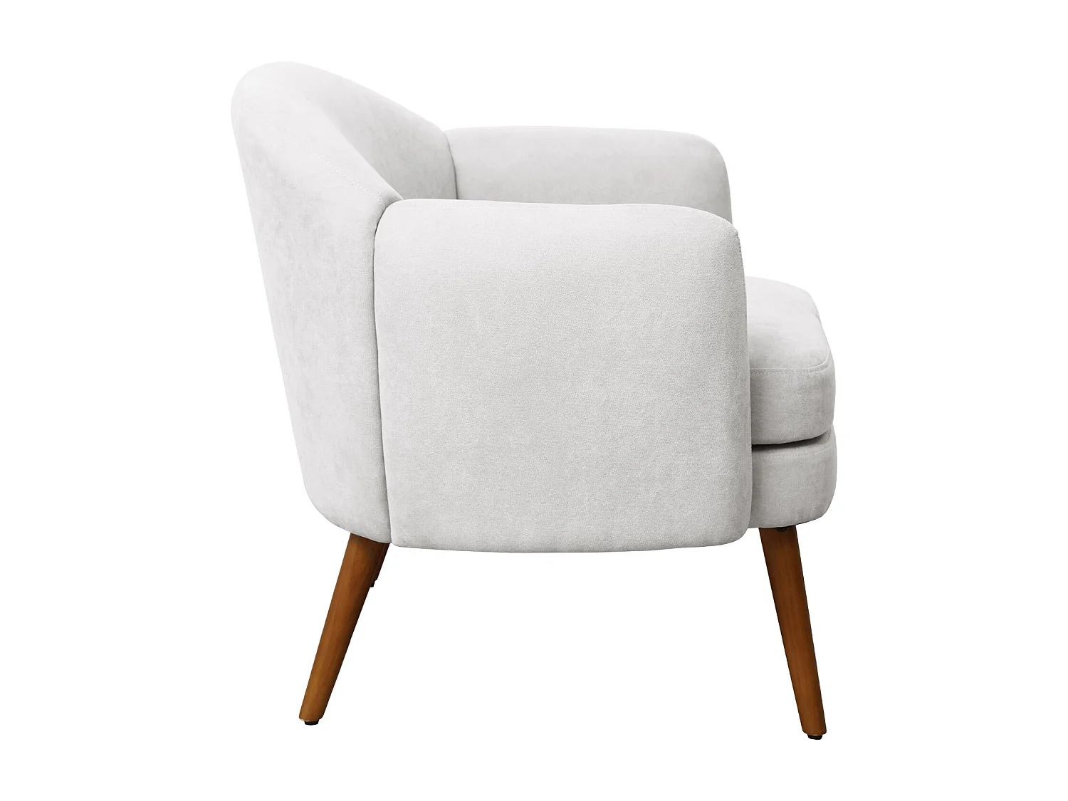 Fauteuil rembourré accoudoirs moderne