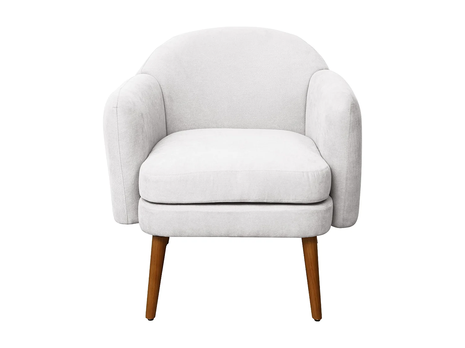 Fauteuil rembourré accoudoirs moderne
