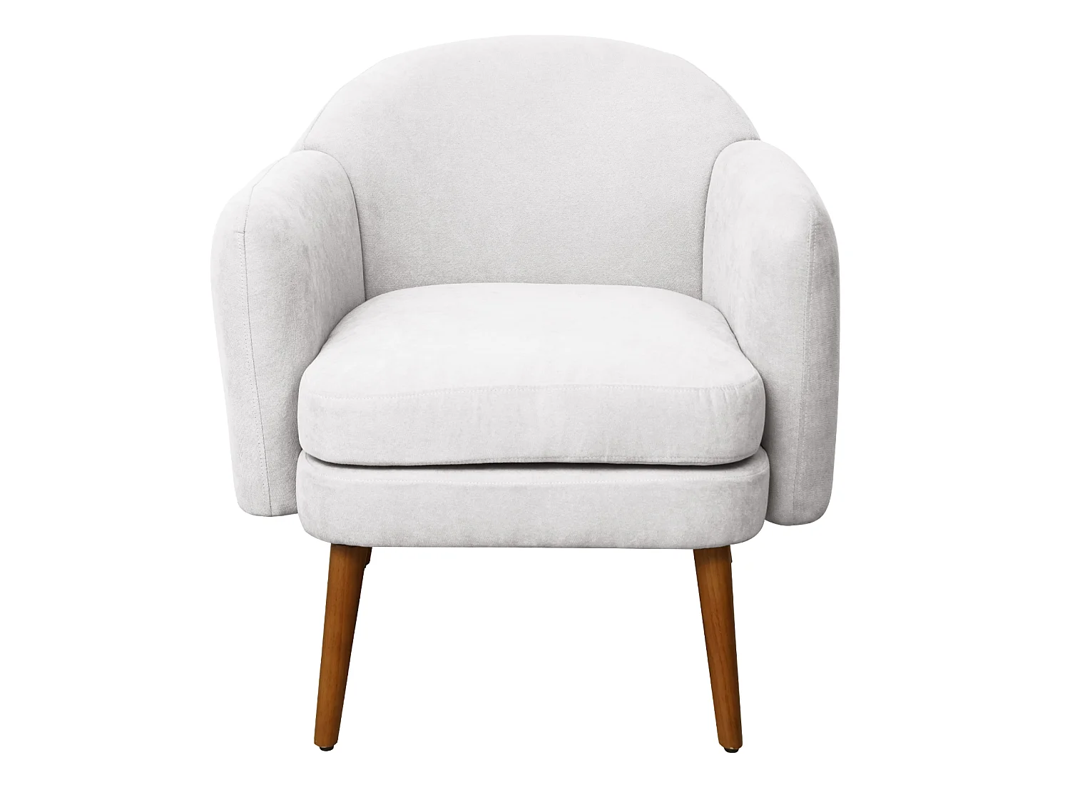 Fauteuil rembourré accoudoirs moderne
