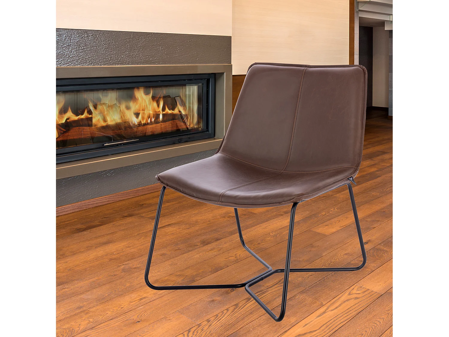 Fauteuil club sans accoudoirs