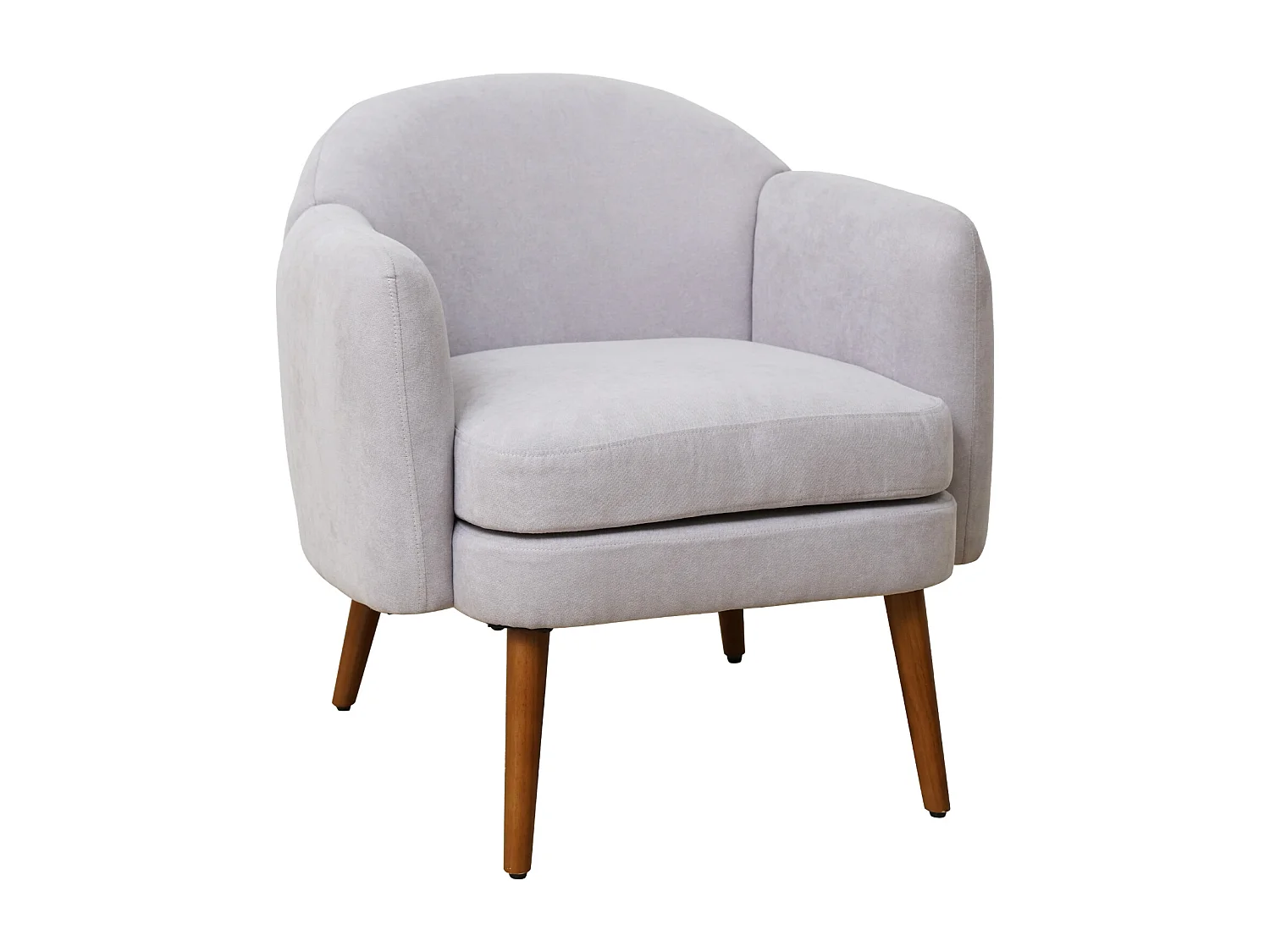 Fauteuil rembourré accoudoirs moderne