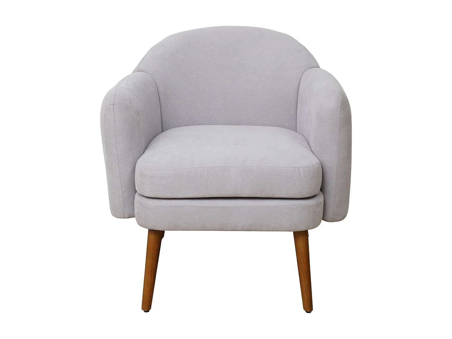 Fauteuil rembourré accoudoirs moderne