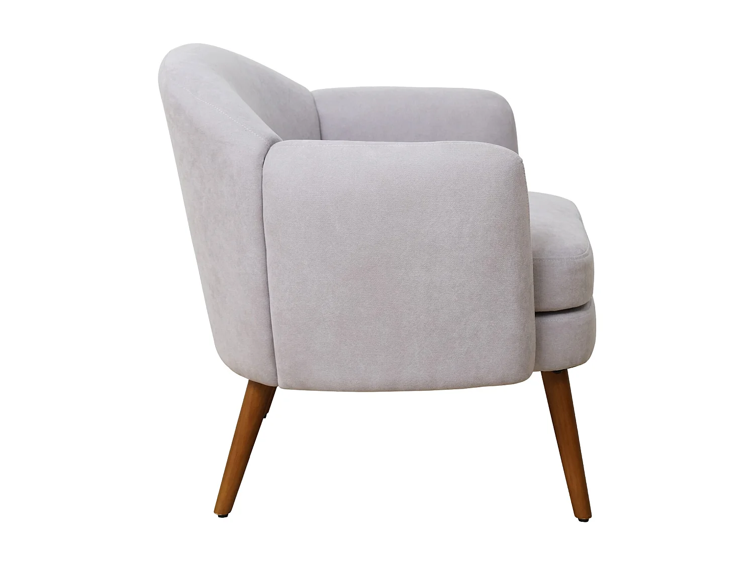 Fauteuil rembourré accoudoirs moderne