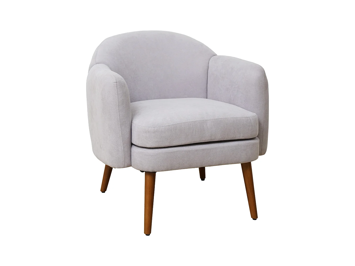 Fauteuil rembourré accoudoirs moderne