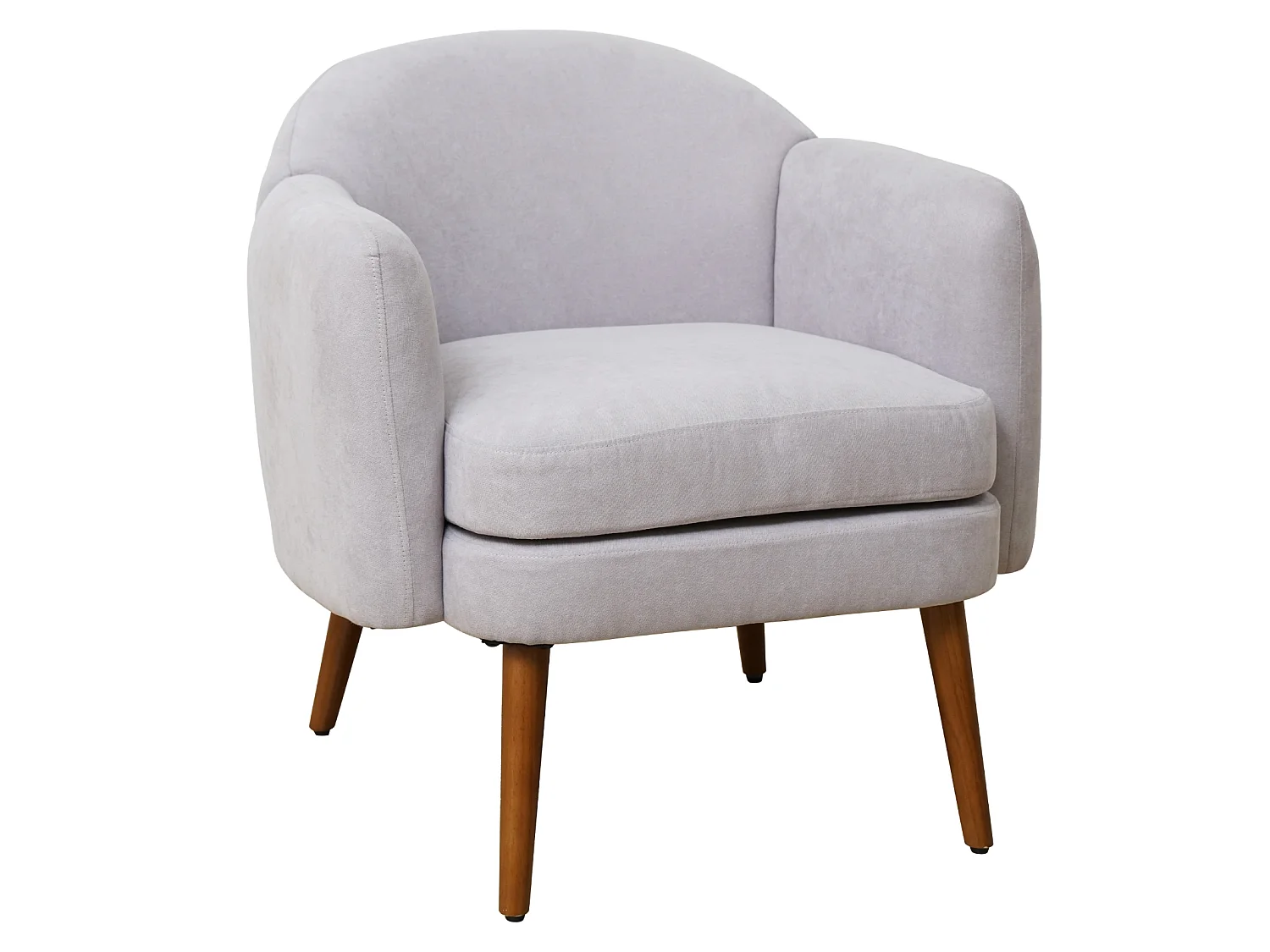 Fauteuil rembourré accoudoirs moderne