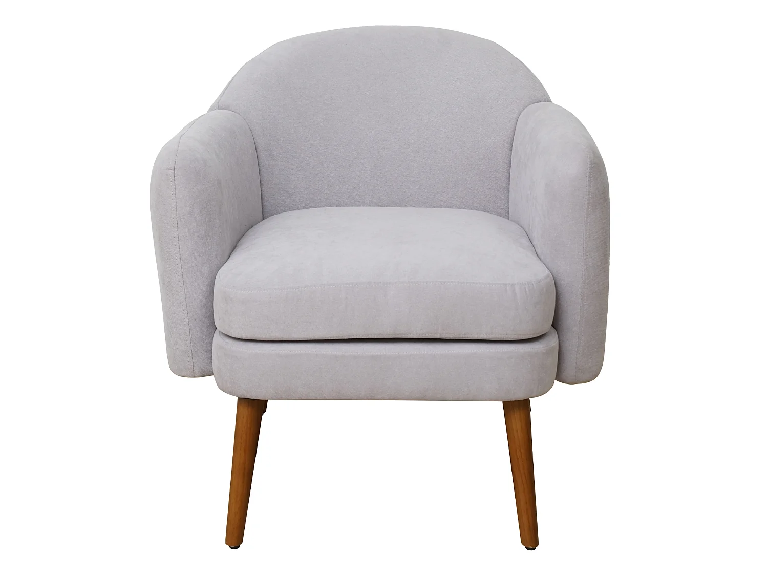 Fauteuil rembourré accoudoirs moderne
