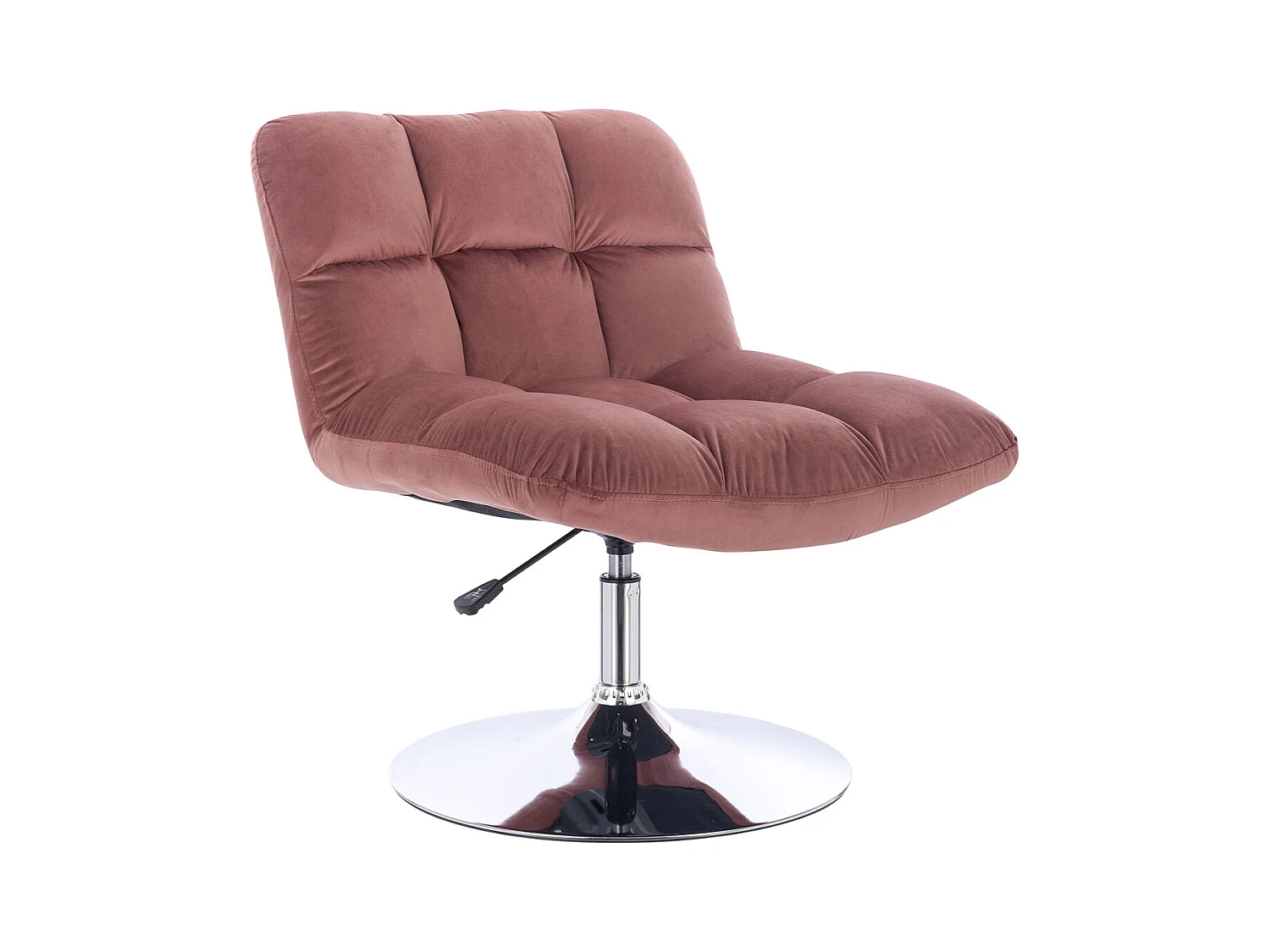 LOUNGESESSEL LAUREL Samt Altrosa
