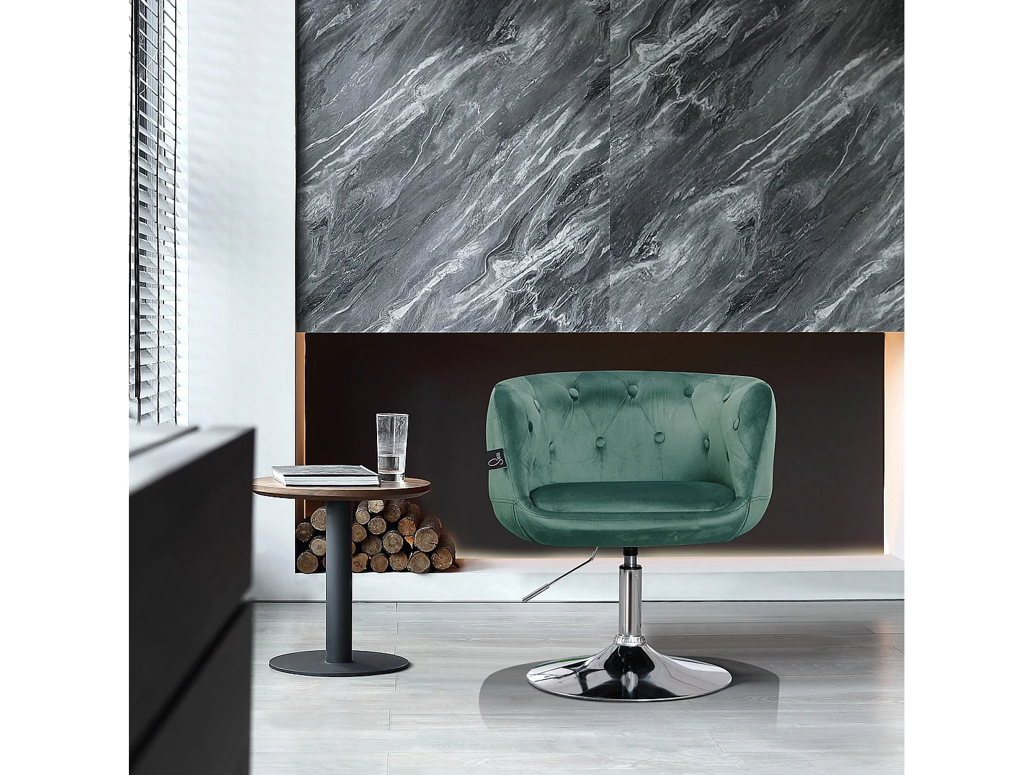 Chaise de salon rétro