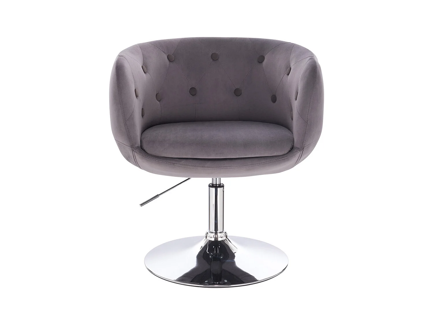 COCKTAILSESSEL PANAMA Samt Grau