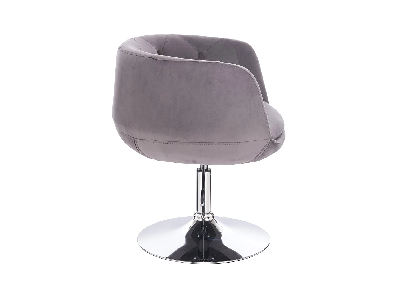 COCKTAILSESSEL PANAMA Samt Grau