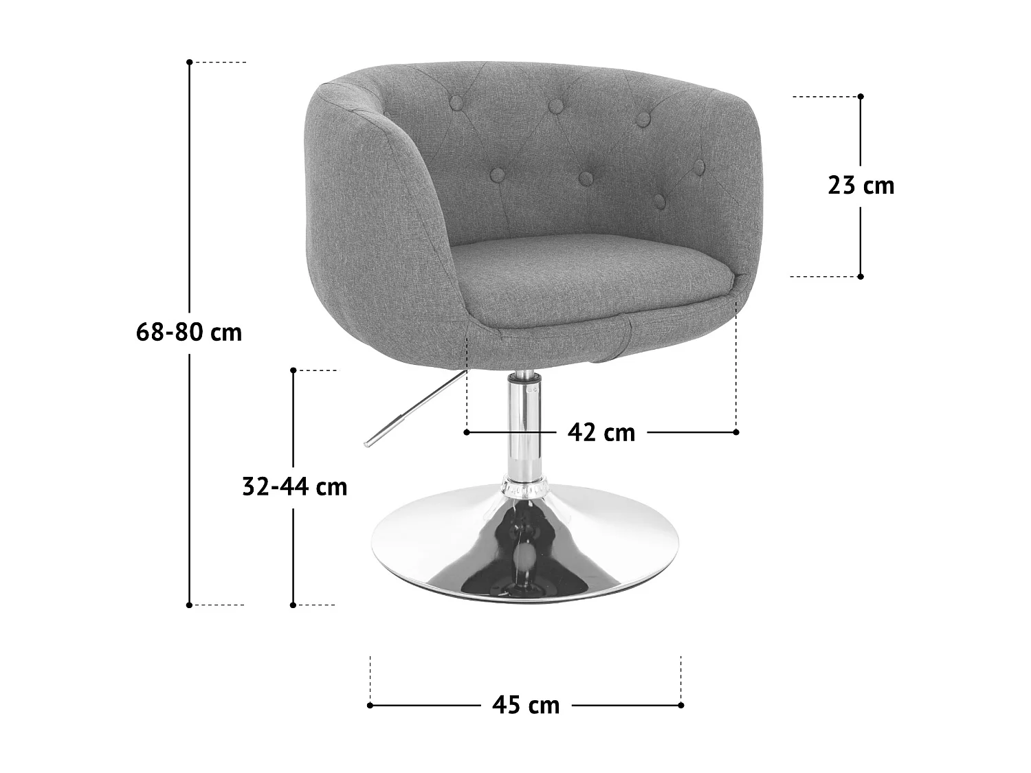 COCKTAILSESSEL PANAMA Stoff Beige