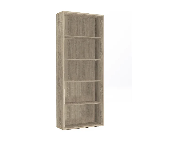 Biblioteca / Estantería de almacenamiento color Cambrian - Altura 196.5 x Longitud 75.5 x Profundidad 33 cm