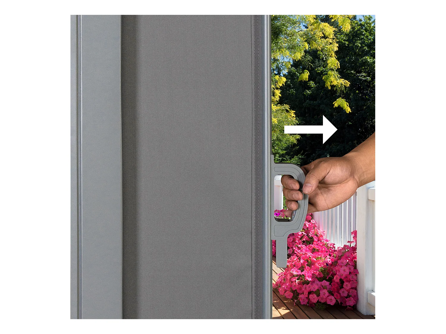 Auvent latéral extensible