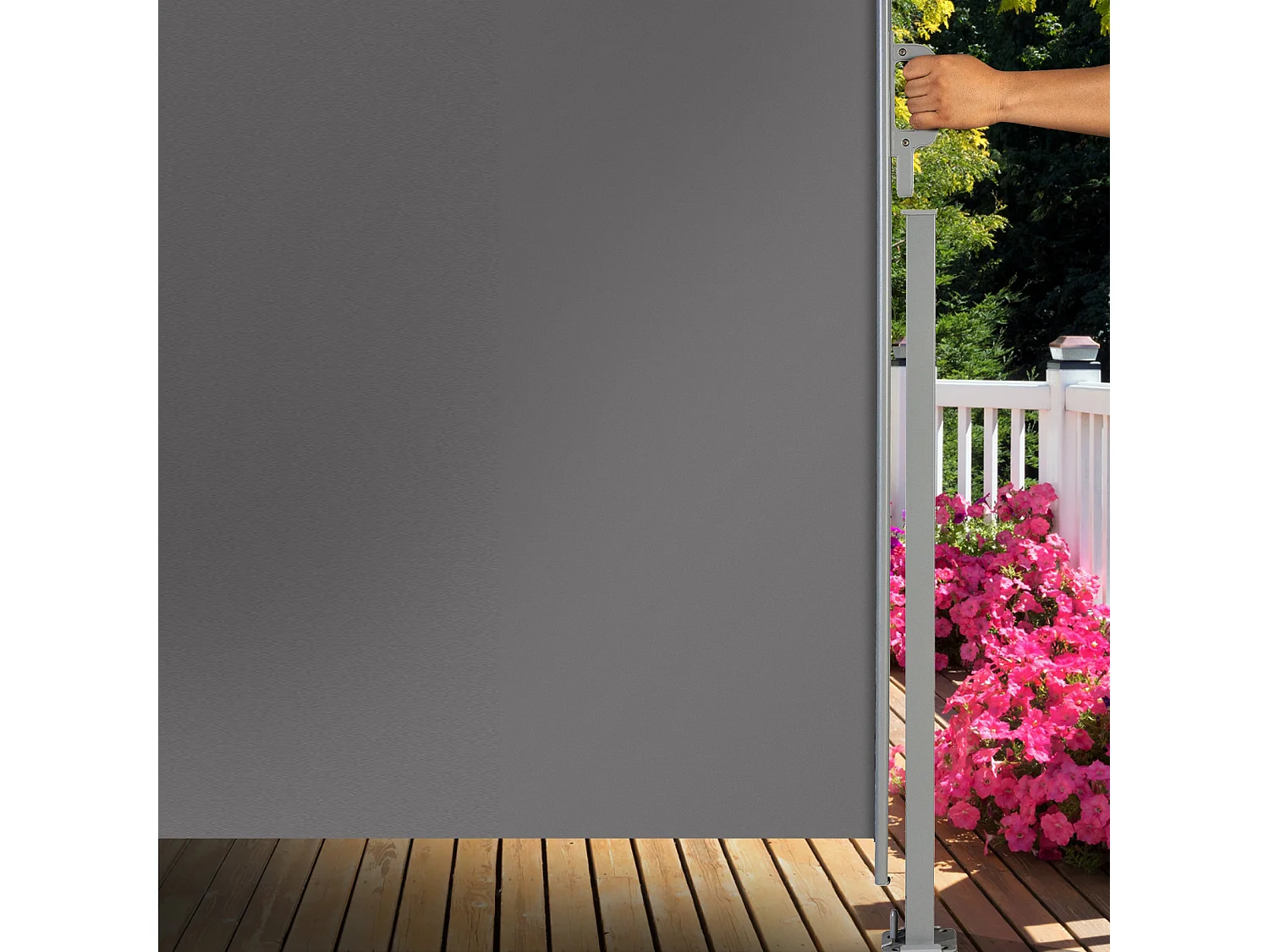 Auvent latéral extensible