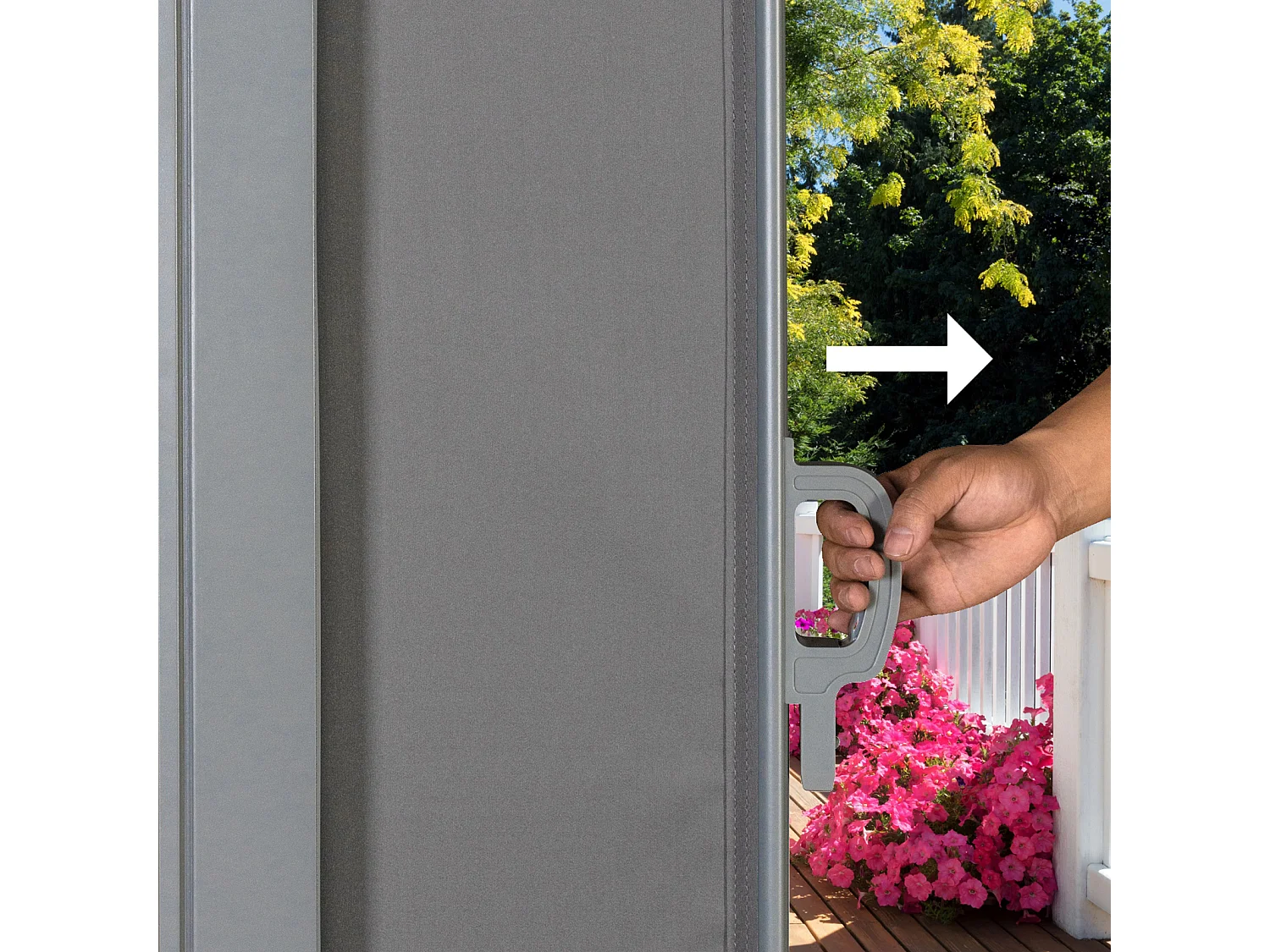 Auvent latéral extensible