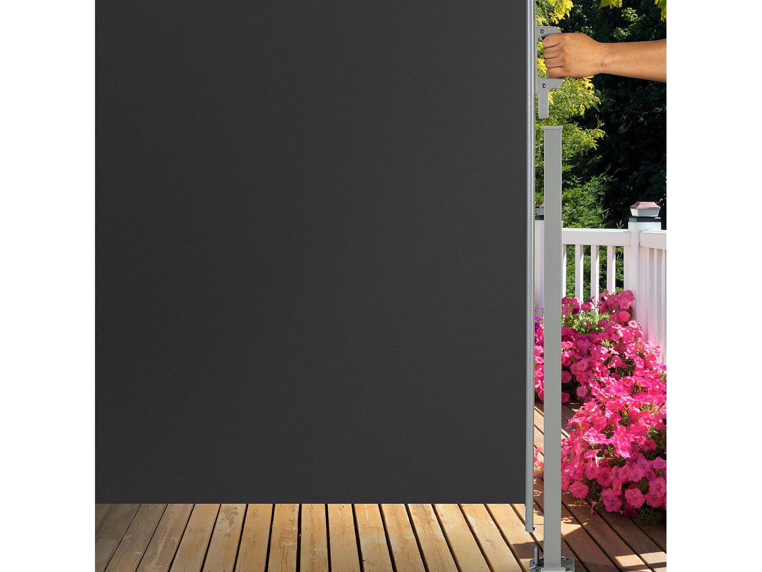 Auvent latéral extensible