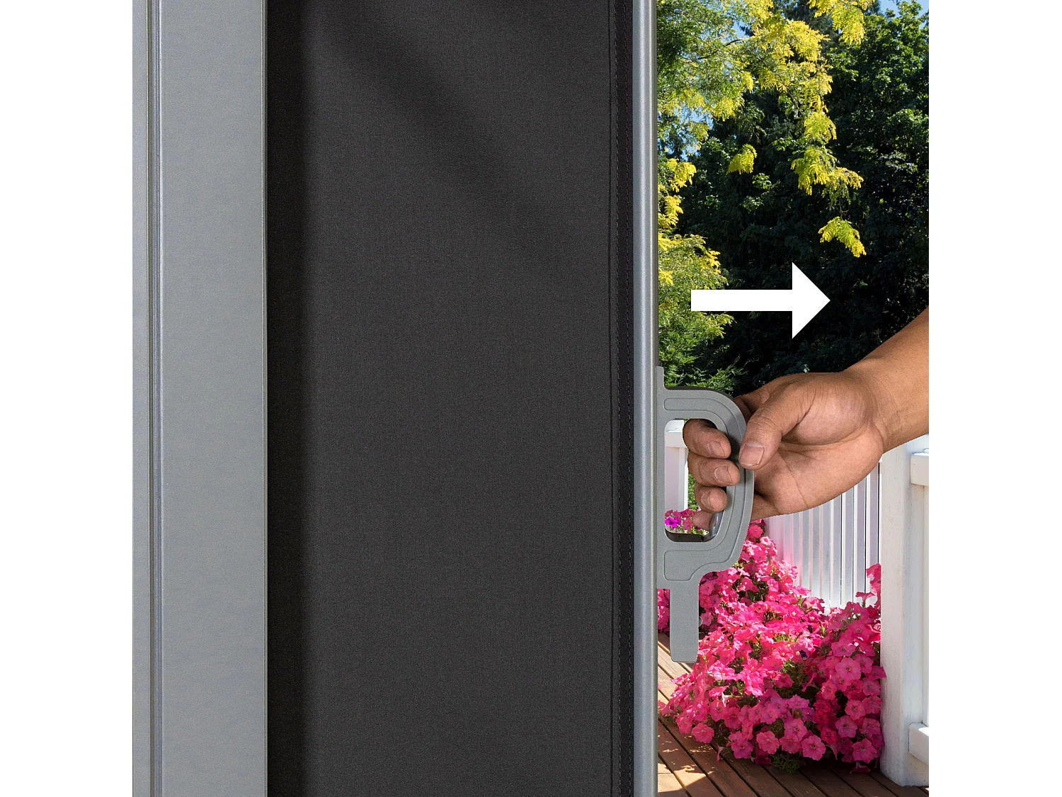 Auvent latéral extensible