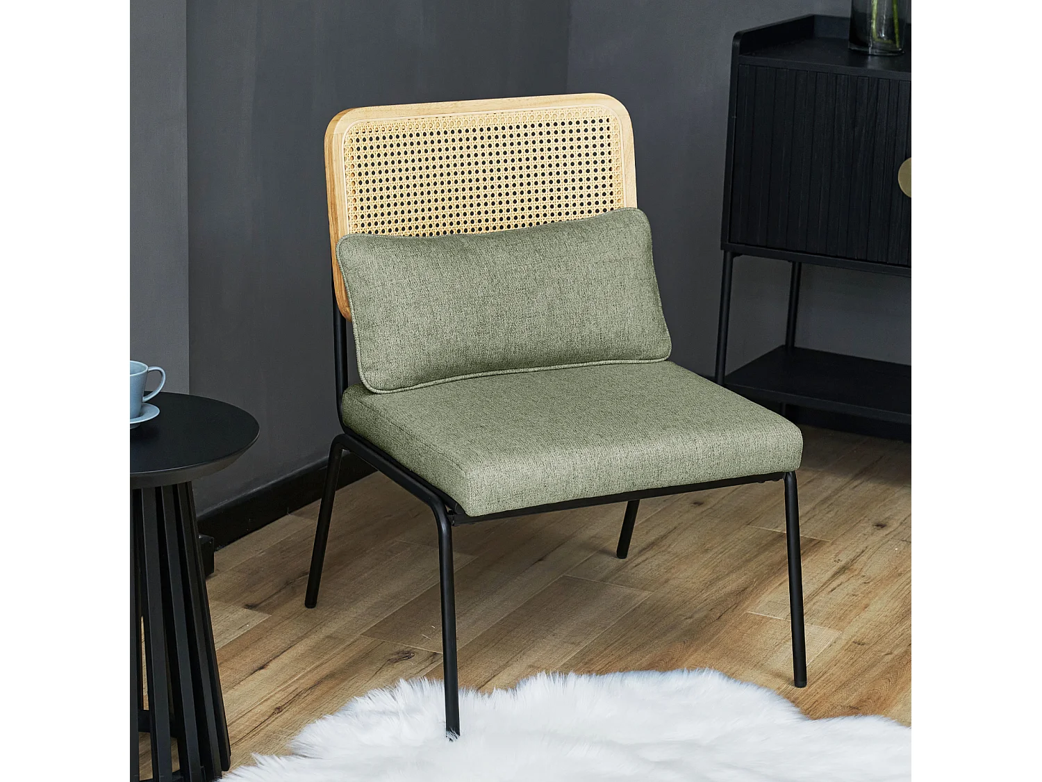 Fauteuil lounge en rotin