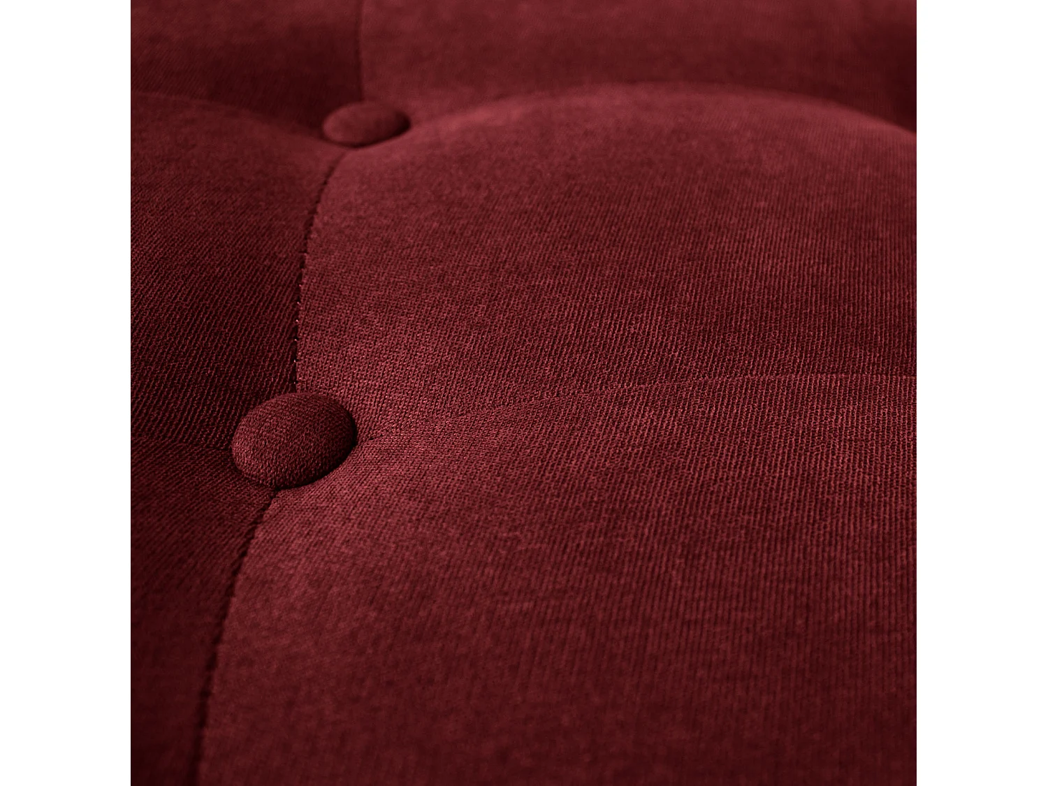 chaise cocktail JONES chaise longue rembourrée avec structure en acier tissu rouge