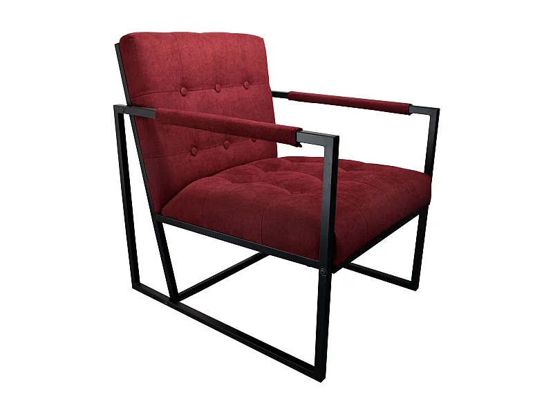 LOUNGESESSEL JONES Stoffbezug Rot