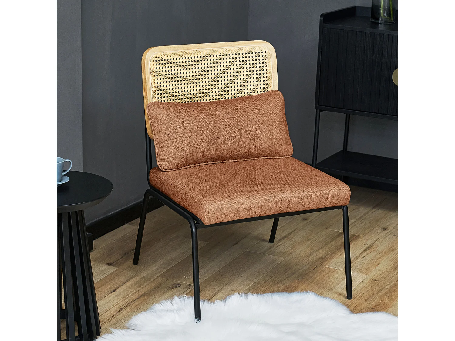 Fauteuil lounge en rotin