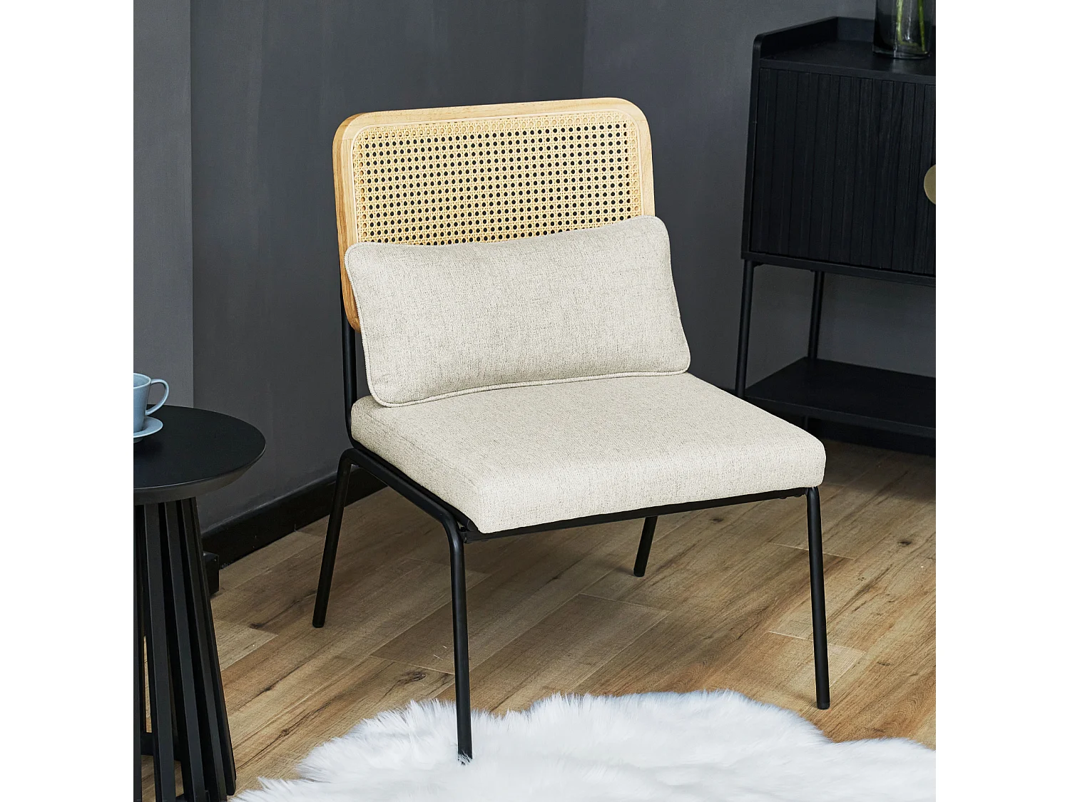 Fauteuil lounge en rotin
