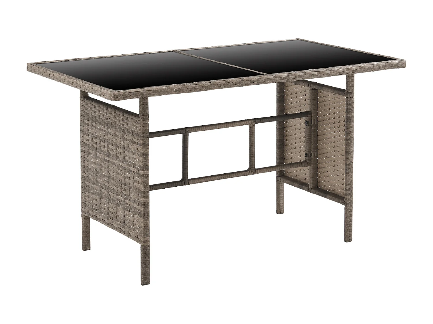 Meuble de jardin en poly rotin