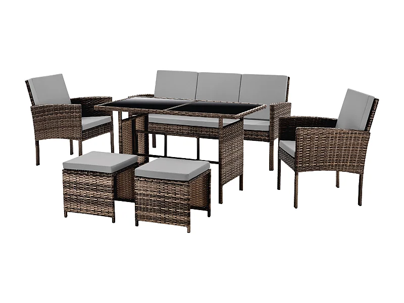 Meuble de jardin en poly rotin