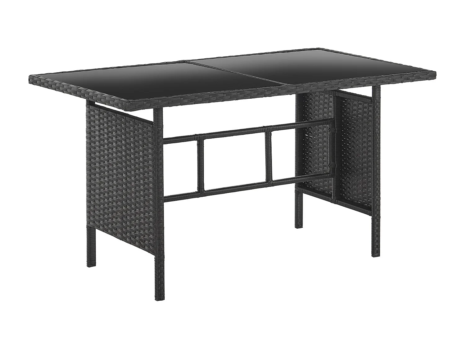 Meuble de jardin en poly rotin