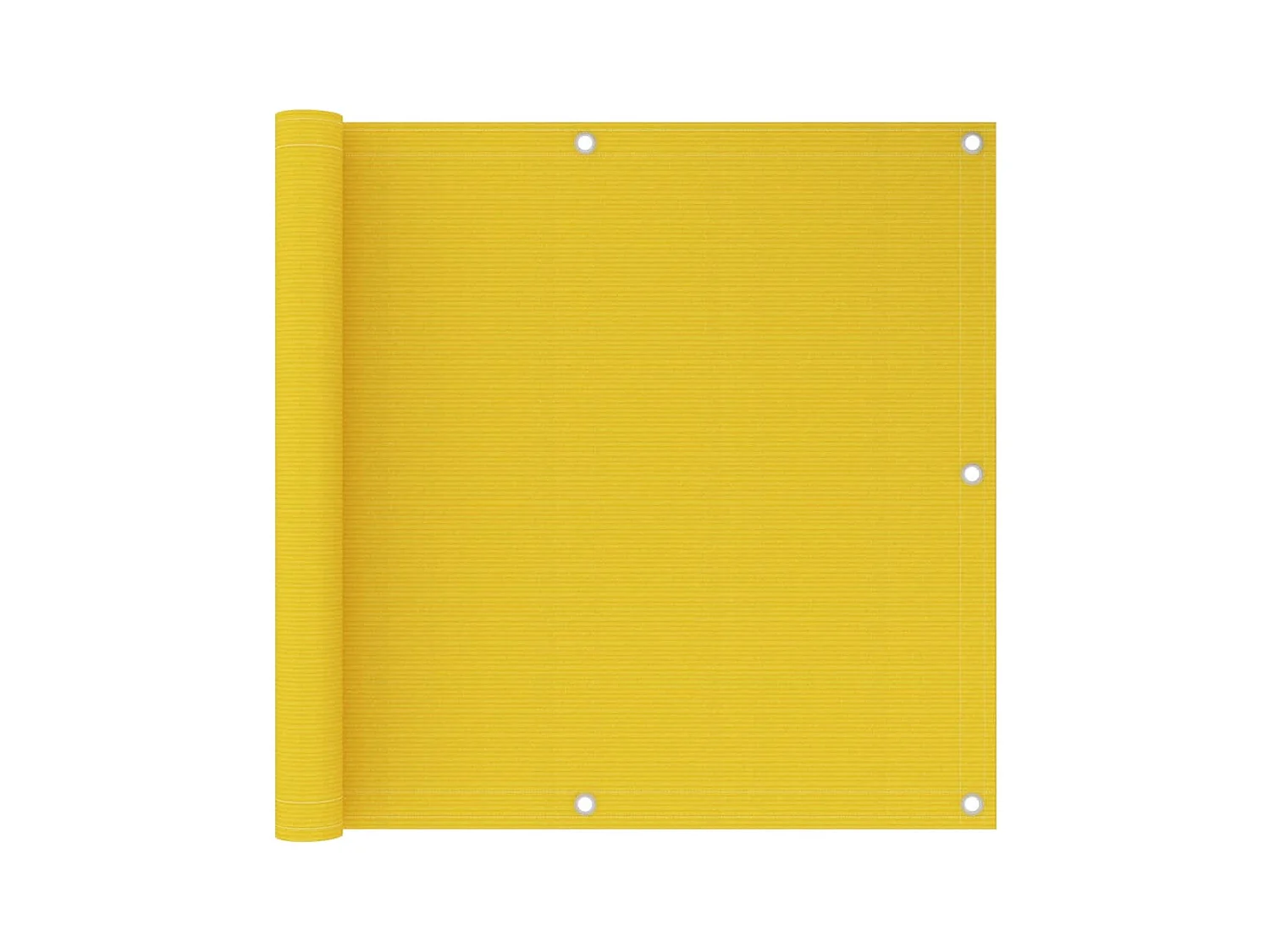 Écran de balcon Jaune 90x600 cm PEHD