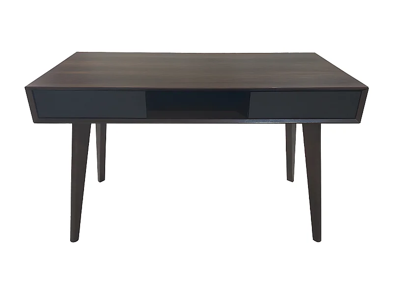 Bureau imitation bois avec tiroirs