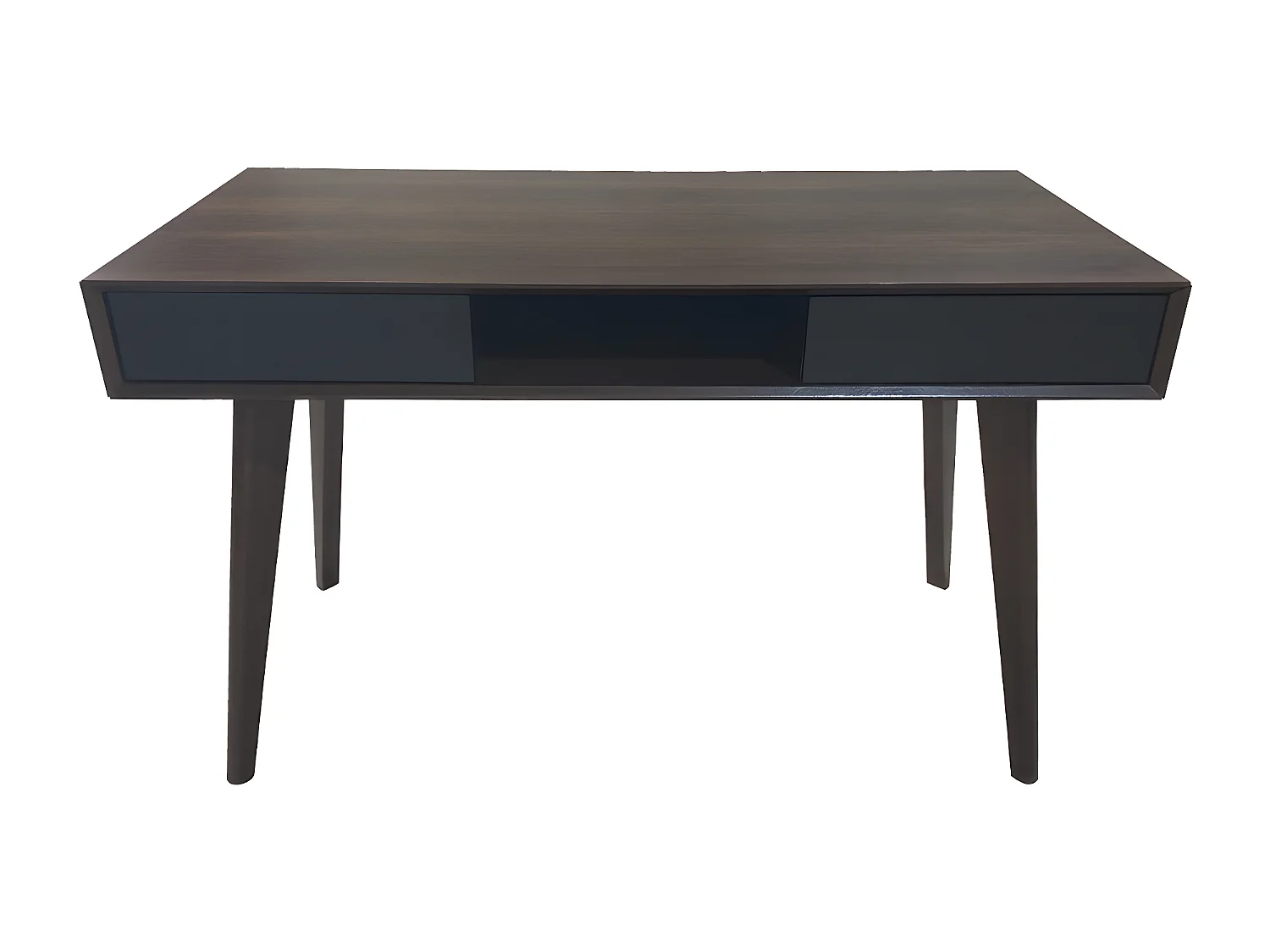 Bureau imitation bois avec tiroirs