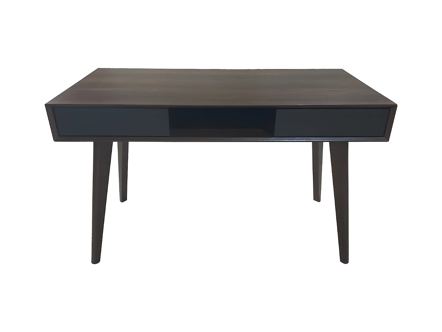 Bureau imitation bois avec tiroirs