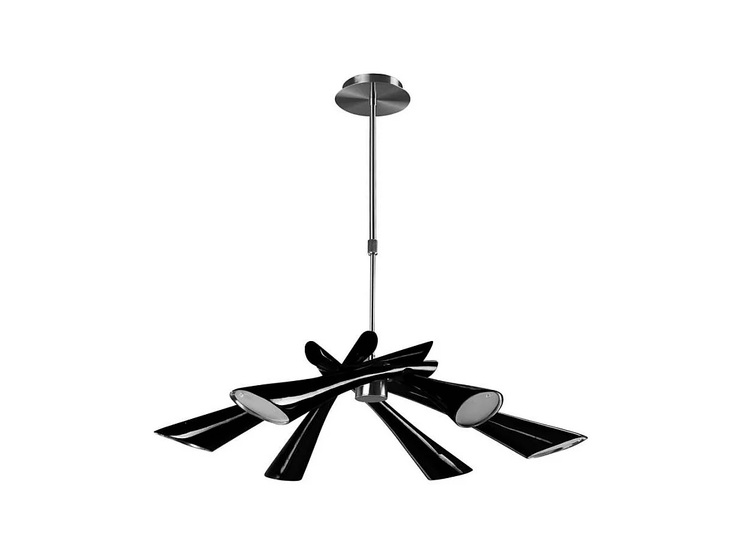 Pop - Pendelleuchte aus schwarzem Metall