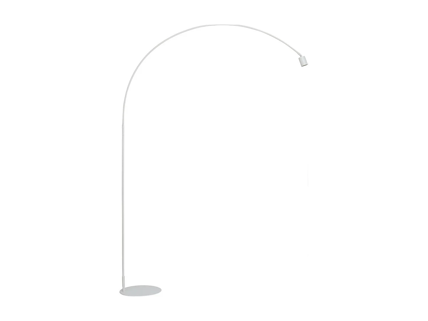 Stilo Lampadaire en métal blanc