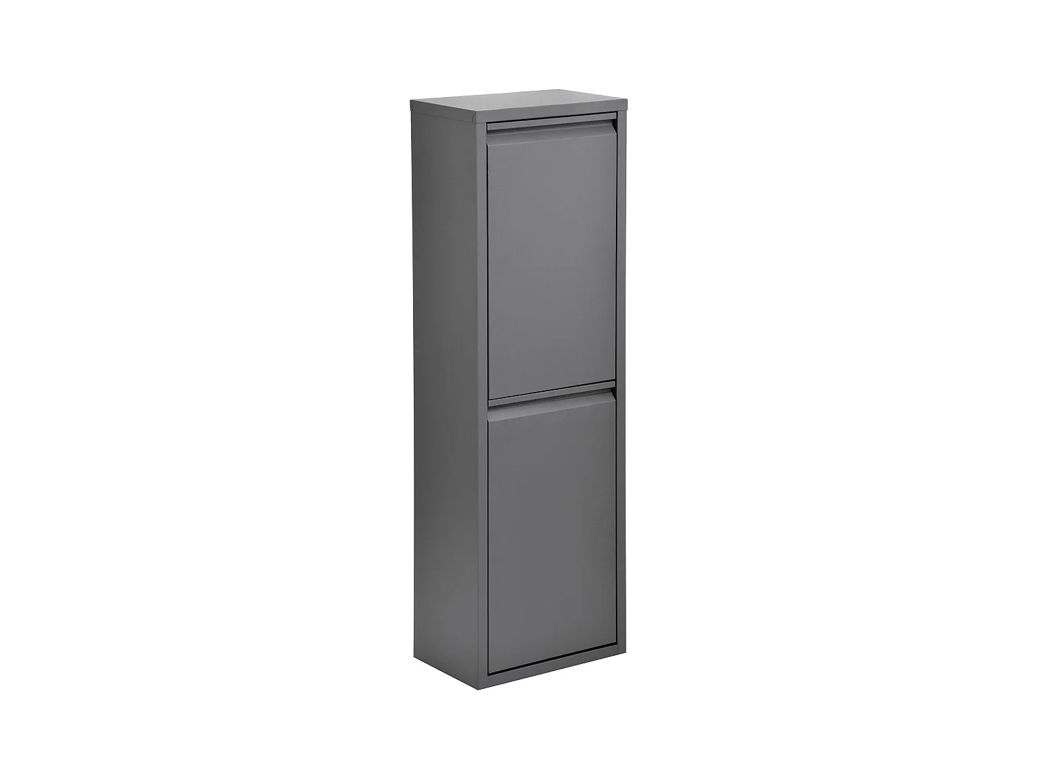 Poubelle de tri 2 x 15 L en inox