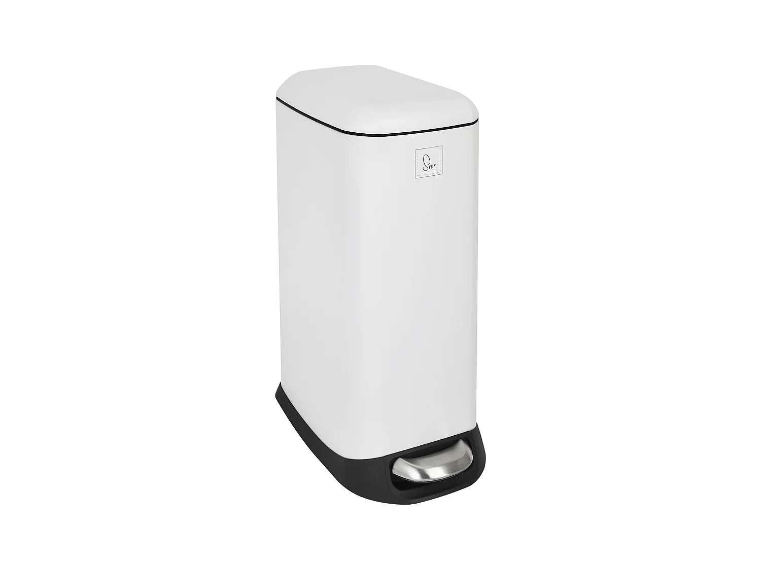 SVITA TS20 Poubelle à pédale 20 l avec seau intérieur et pédale blanc