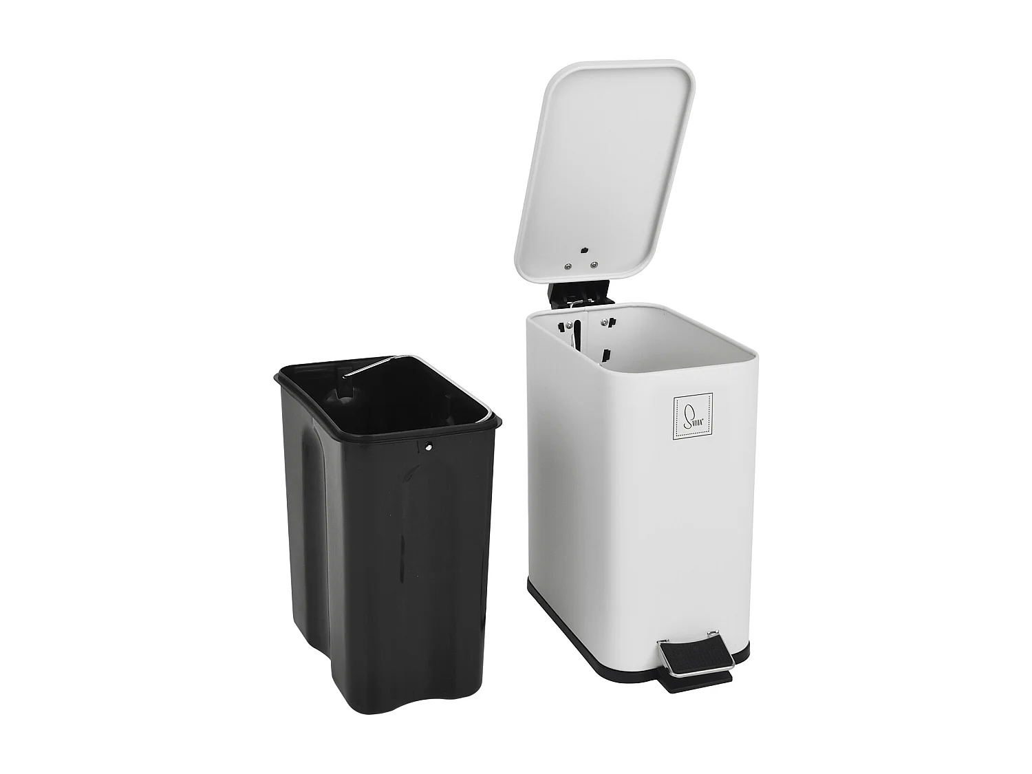 Poubelle à pédale 5l incl. seau intérieur