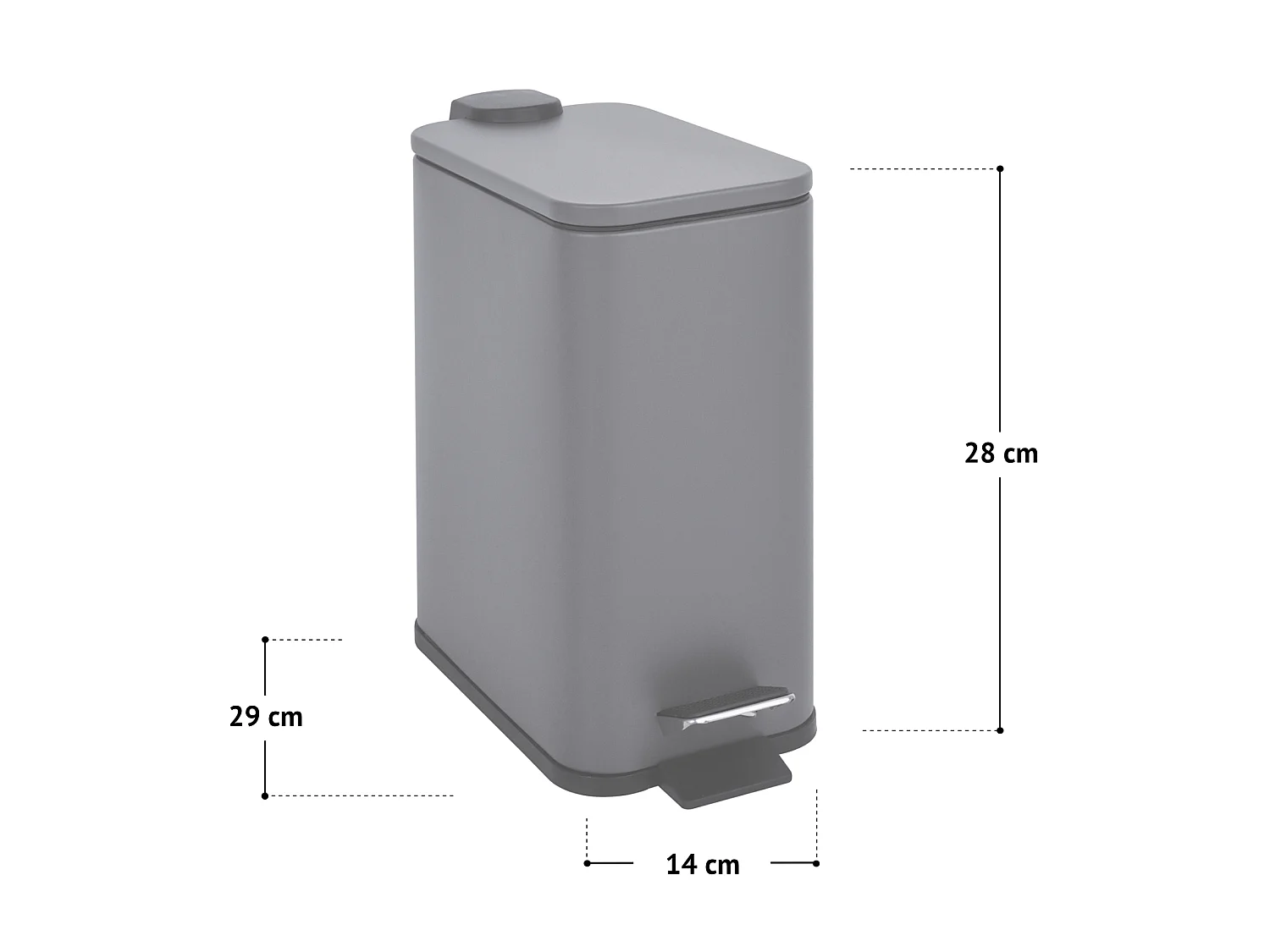 MÜLLEIMER ST5 5L Weiß