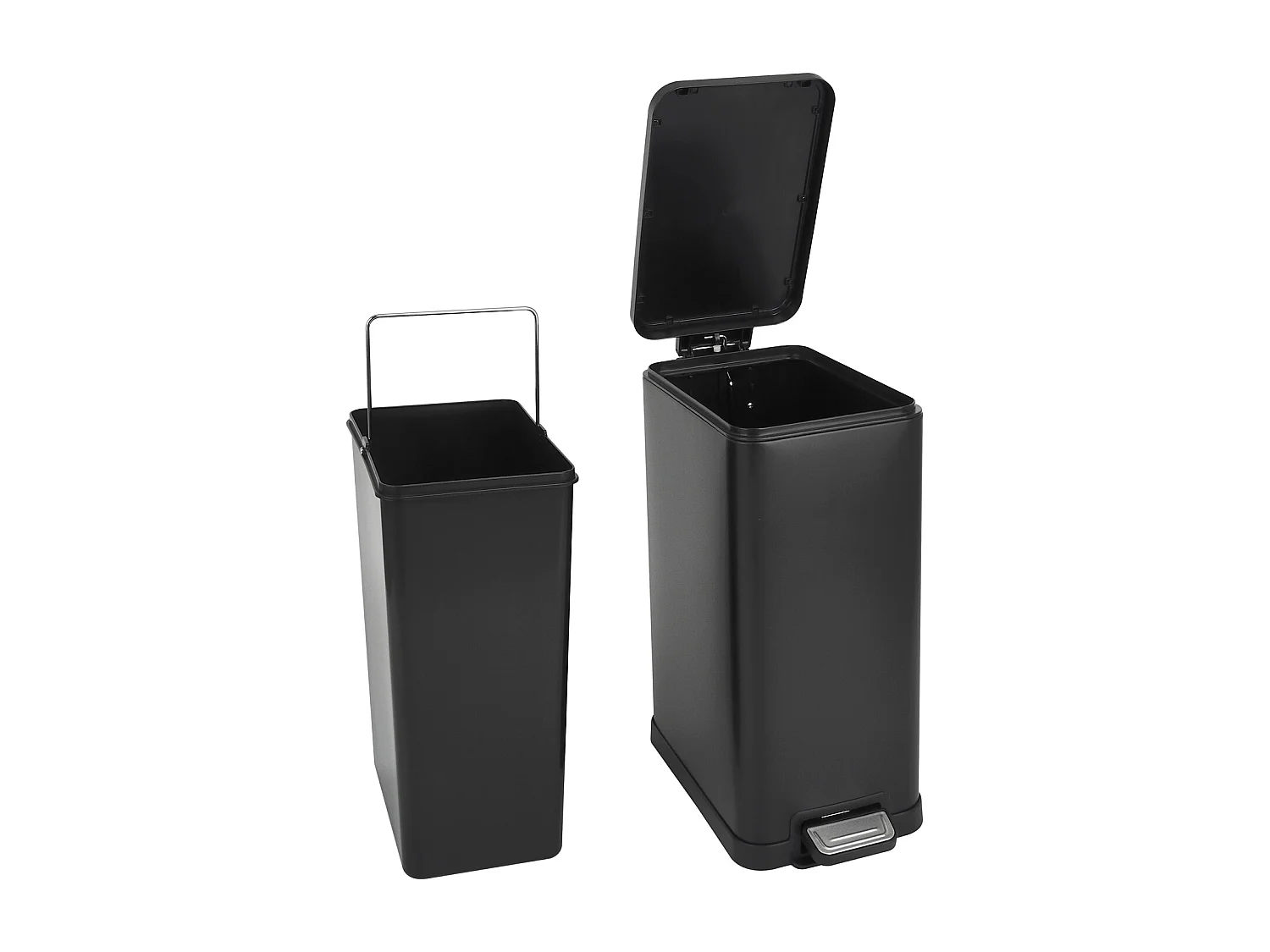 Poubelle à pédale 15l incl. seau intérieur