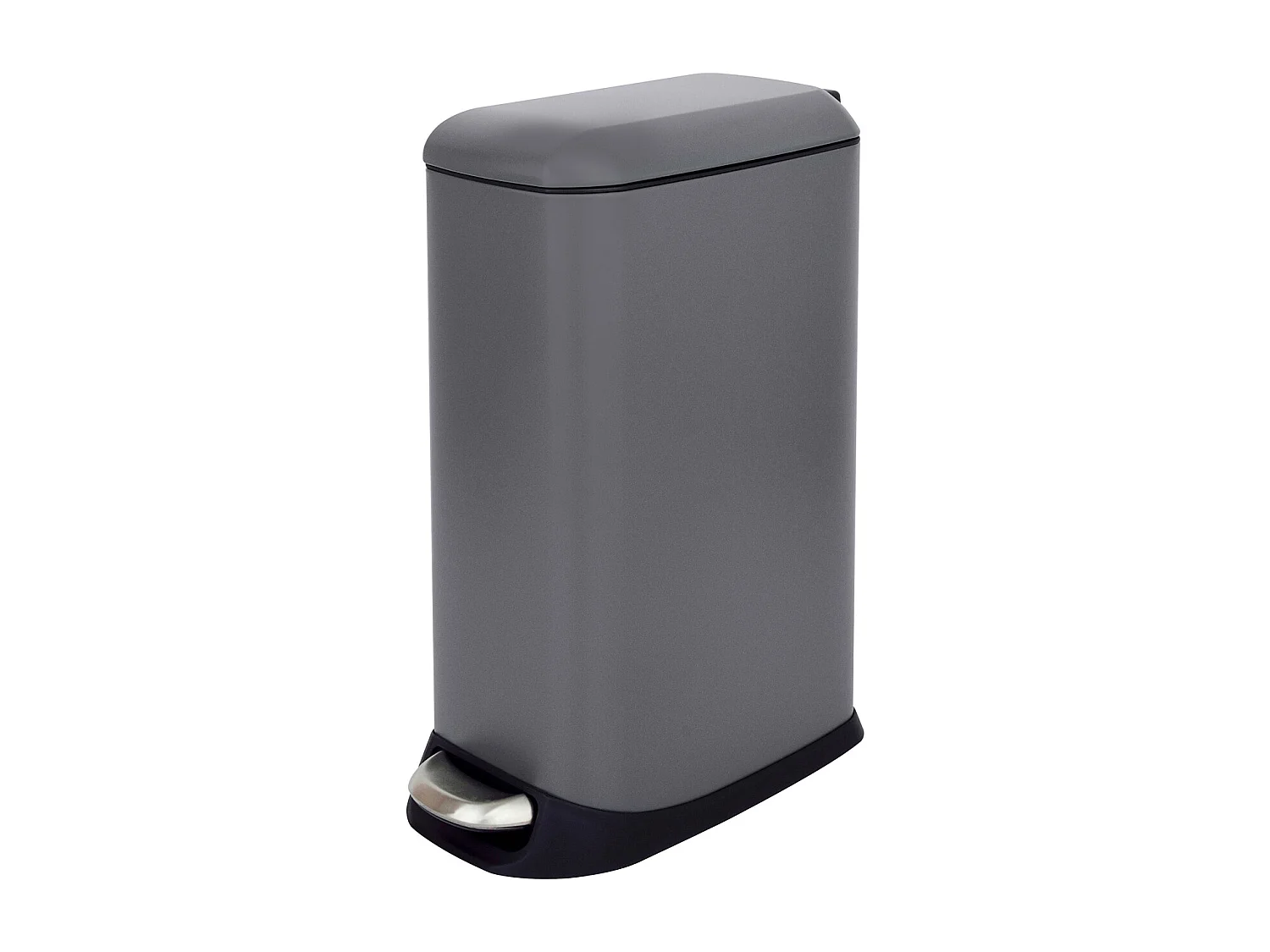 SVITA TS20 Poubelle à pédale 20 l avec seau intérieur et pédale gris