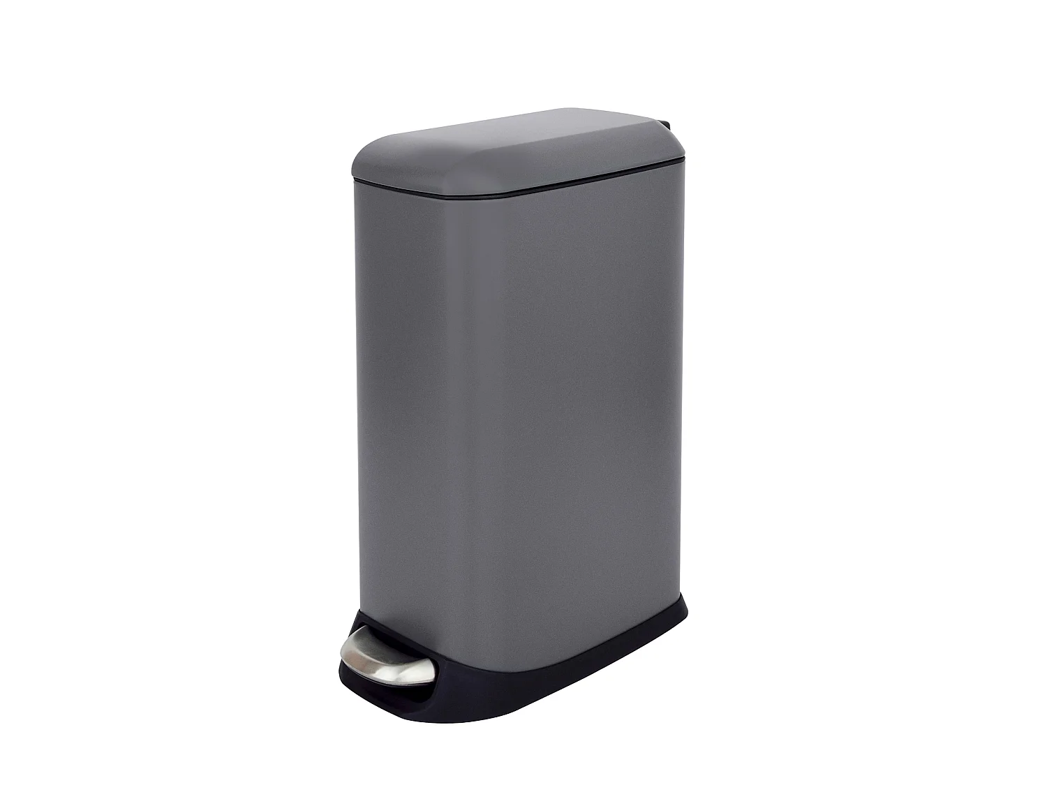 SVITA TS20 Poubelle à pédale 20 l avec seau intérieur et pédale gris
