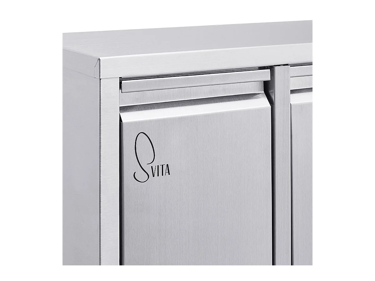 poubelle de tri 3x8L en inox