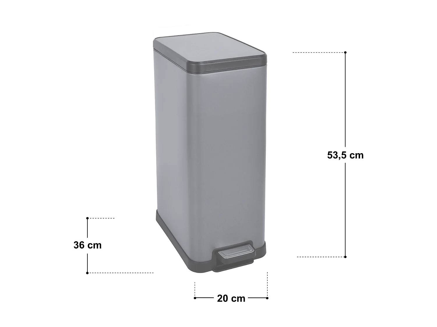 MÜLLEIMER STM18 18L Grau