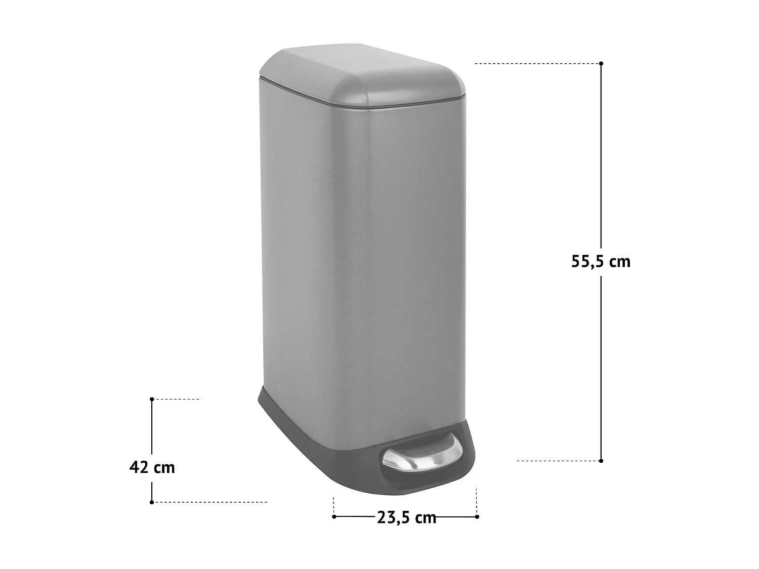 MÜLLEIMER TS20 20l Silber