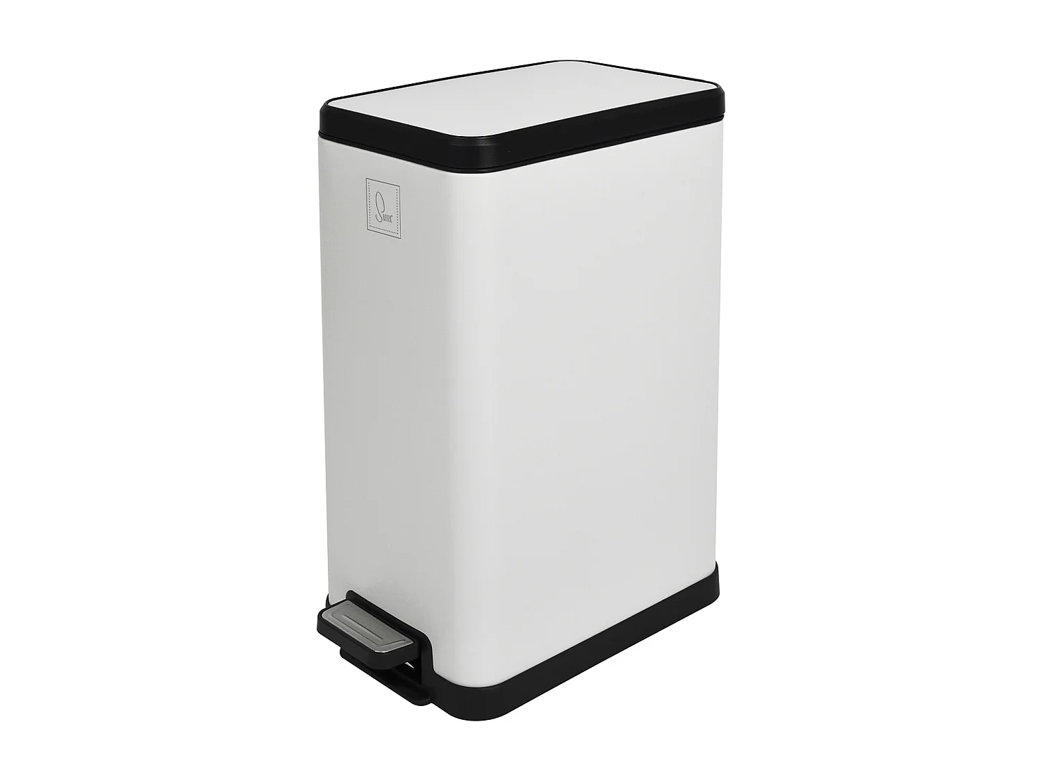 Poubelle à pédale 15l incl. seau intérieur