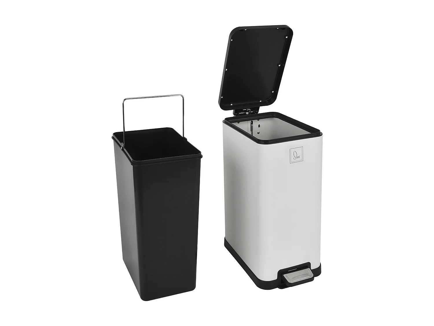 Poubelle à pédale 15l incl. seau intérieur