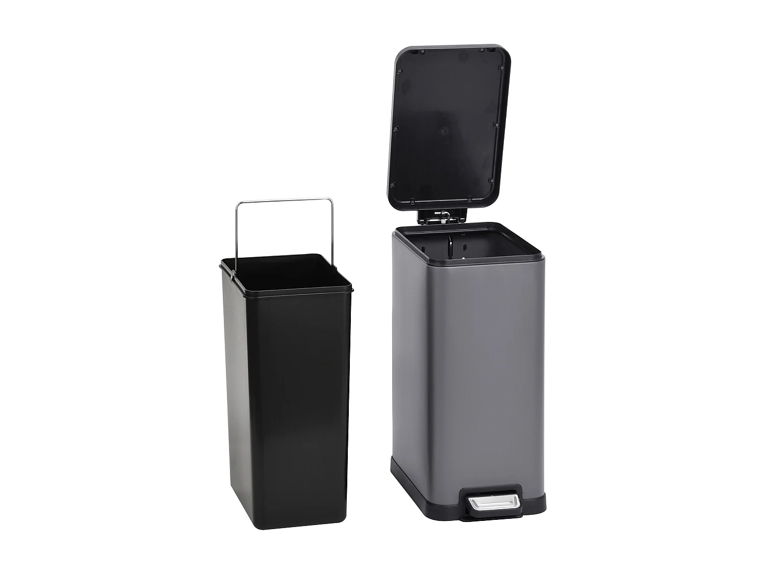 Poubelle à pédale 15l incl. seau intérieur