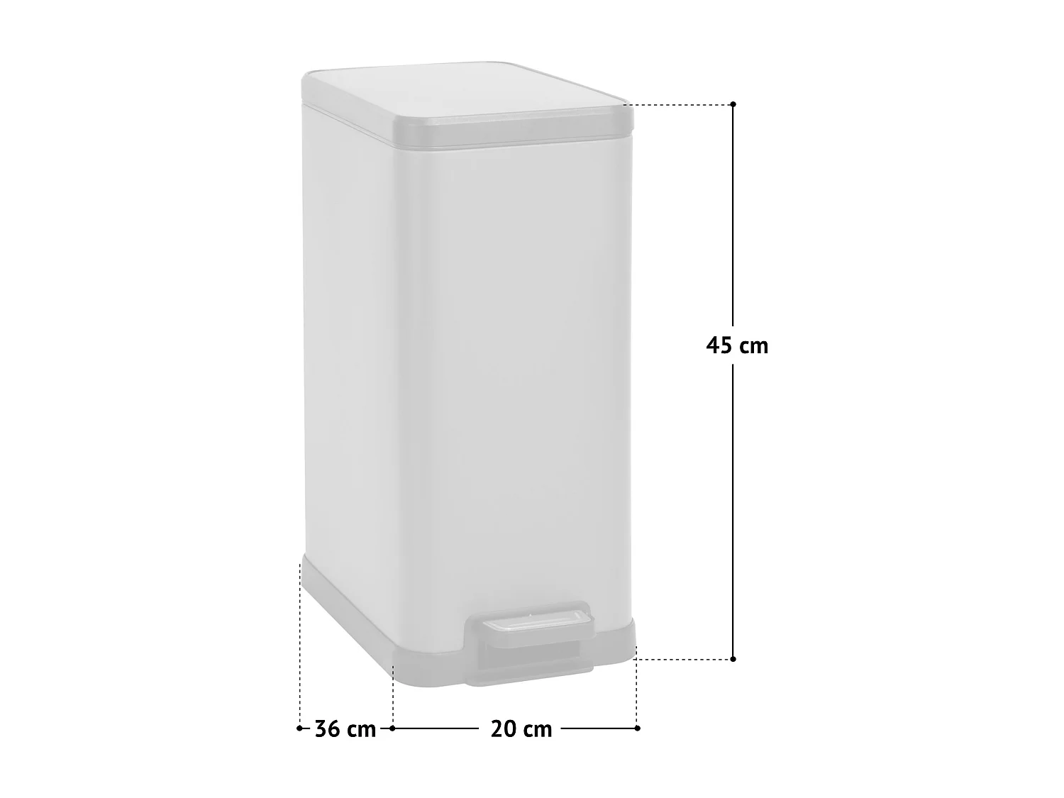 MÜLLEIMER STM15 15L Grau