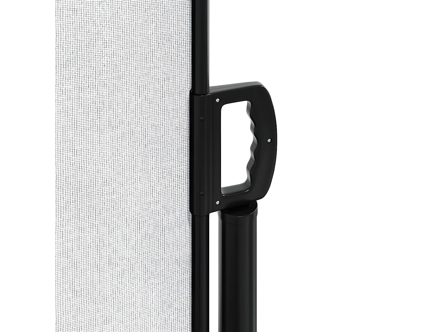 Toldo lateral retráctil blanco 180x500 cm